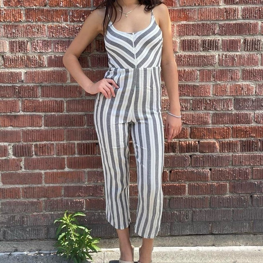LA HEARTS striped open back jumper sz xs